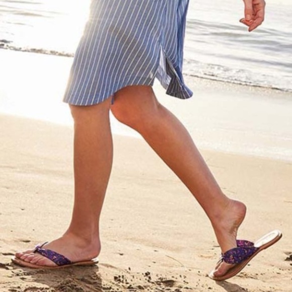 NWT Matilda Jane Sandals Women's SIZE 7 with Beach Bag - Picture 6 of 7